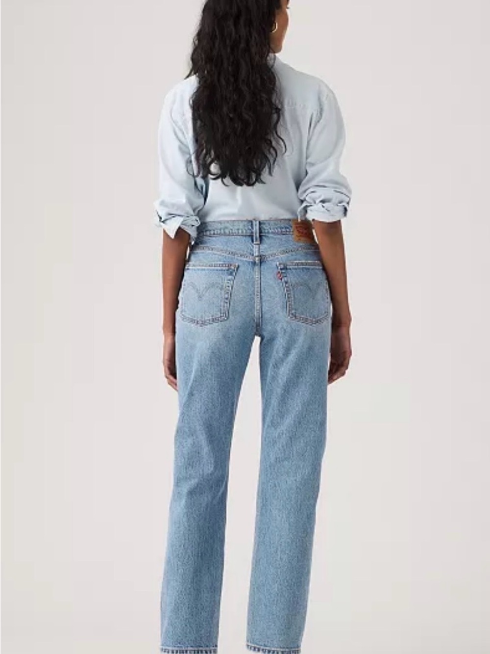Levi's 501 Vintage Straight Leg Jeans in Light Blue - Picture 3 of 11